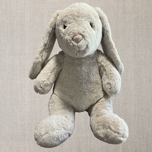 Steiff Plush Bunny Beige 12" Stuffed Animal "Knopf im ohr" Button in EAR EUC